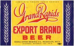 Grand Rapids Export Brand Beer