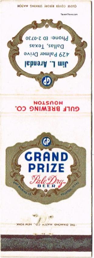 Grand Prize Pale Dry Beer