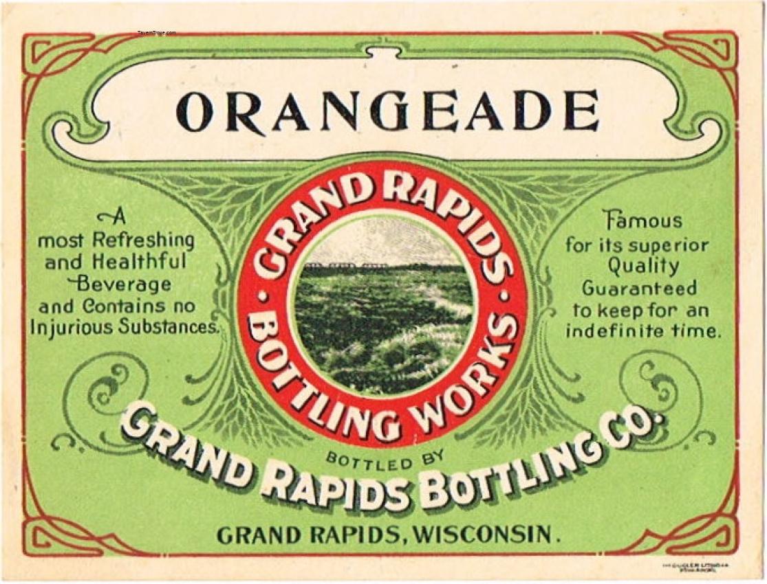 Grand Rapids Bottling Orangeade Wisconsin