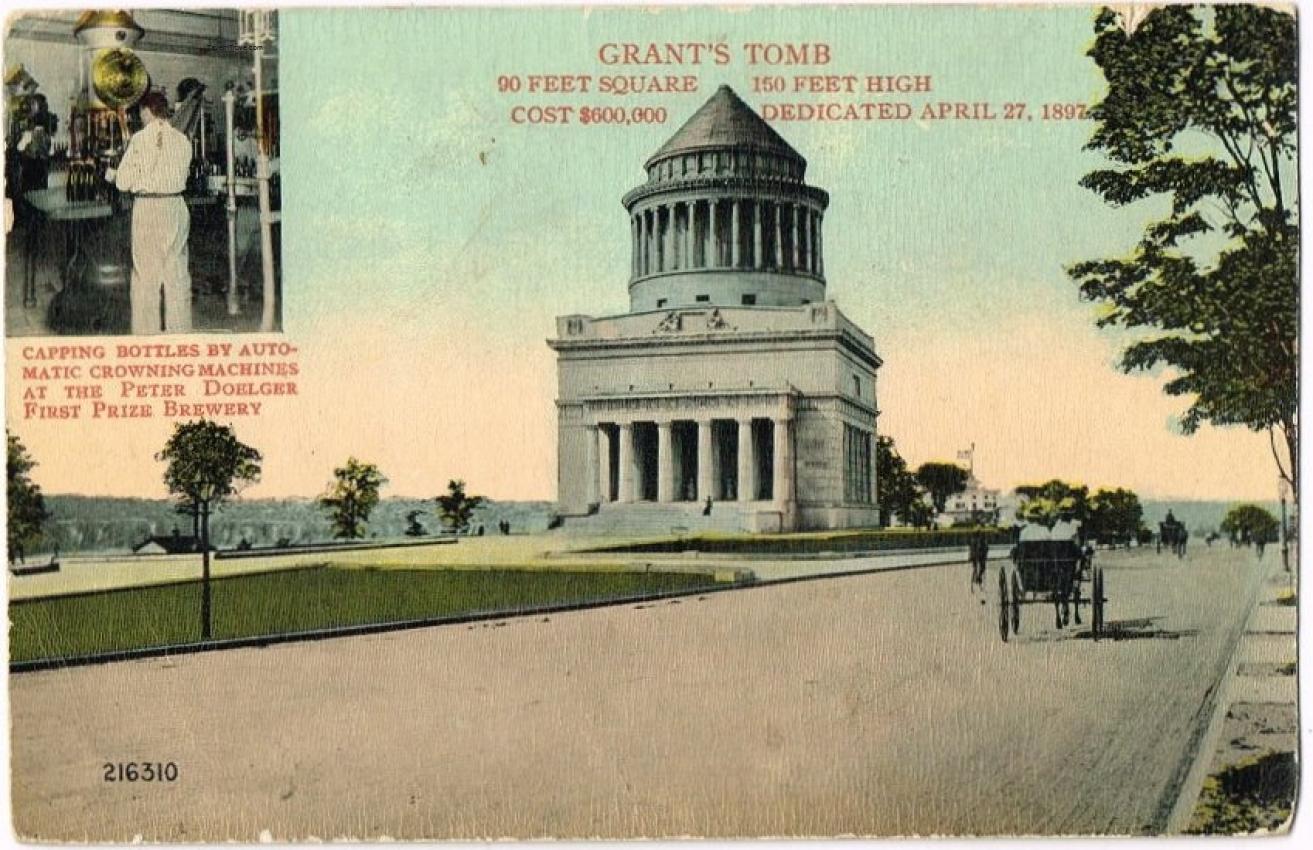 Peter Doelger Brewery Grant's Tomb/Bottle Capping