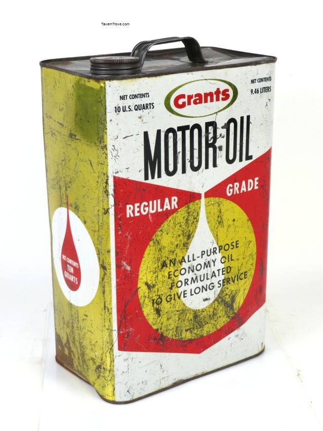 Grant's Motor Oil Ten Quart Can