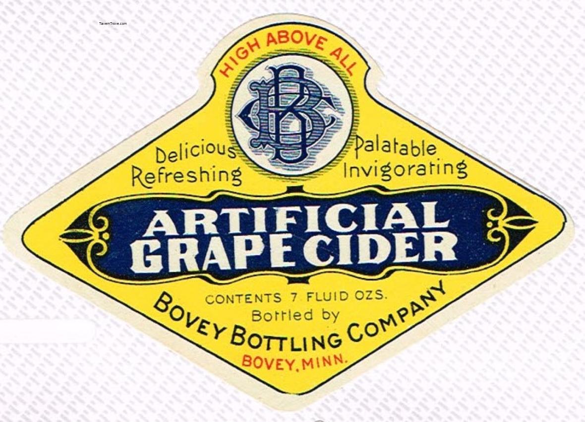 Grape Cider Bovey Bottling Bovey Minnesota