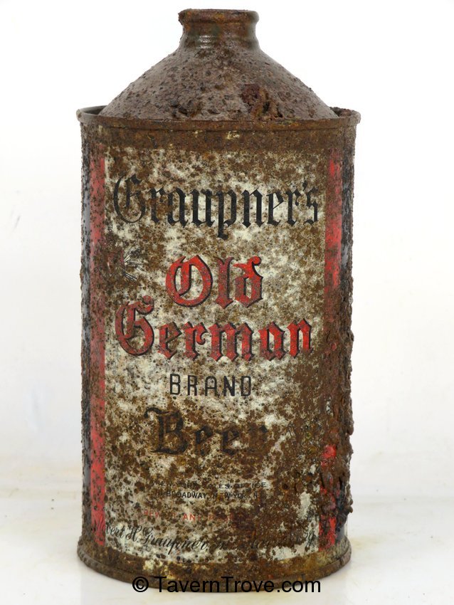 Item 100203 1938 Graupner's Old German Beer Can 21108