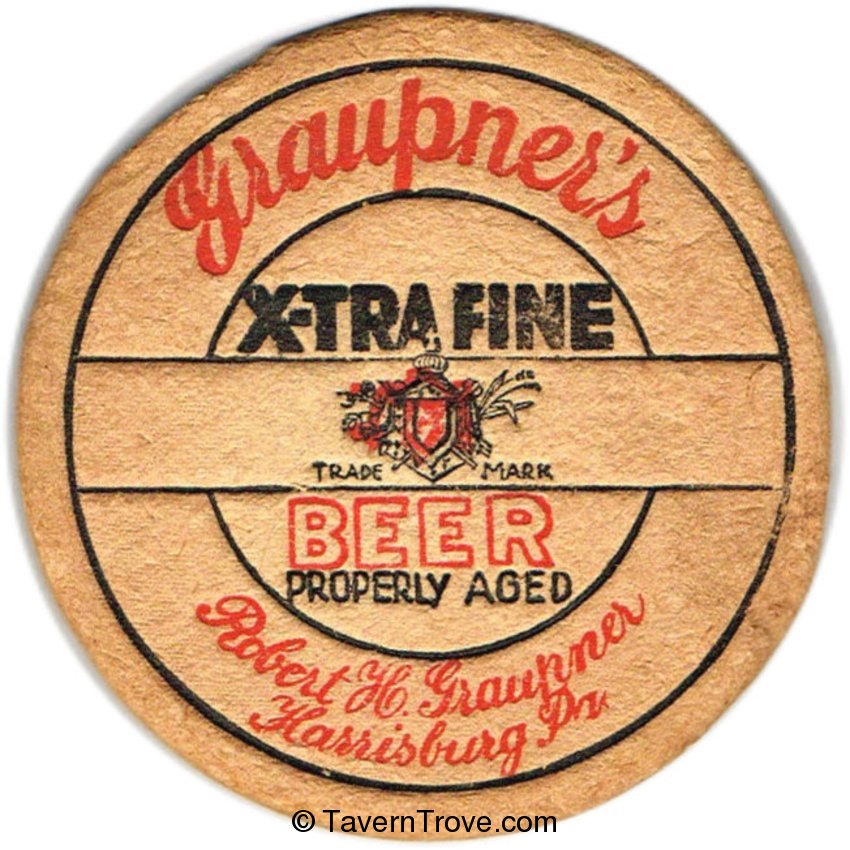 Graupner's X-Tra Fine Beer