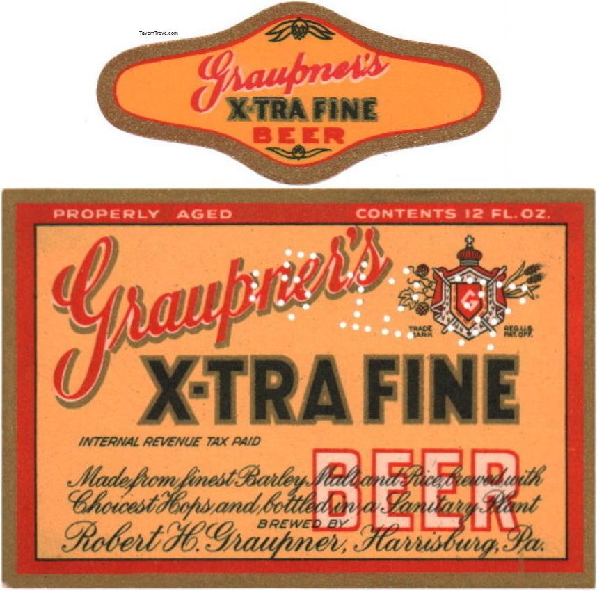 Graupner's X-tra Fine Beer
