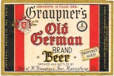 Graupner's Old German Brand Beer