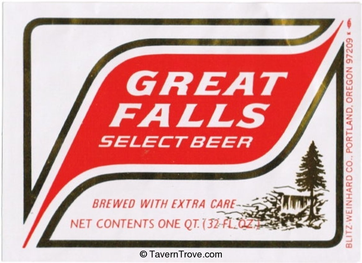 Great Falls Select Beer 