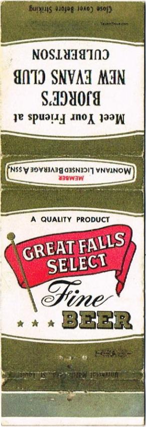 Great Falls Select Beer