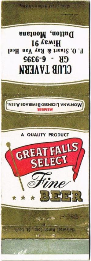 Great Falls Select Beer