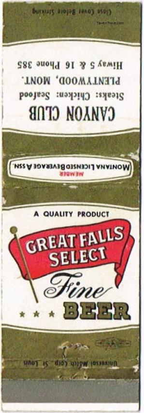 Great Falls Select Beer