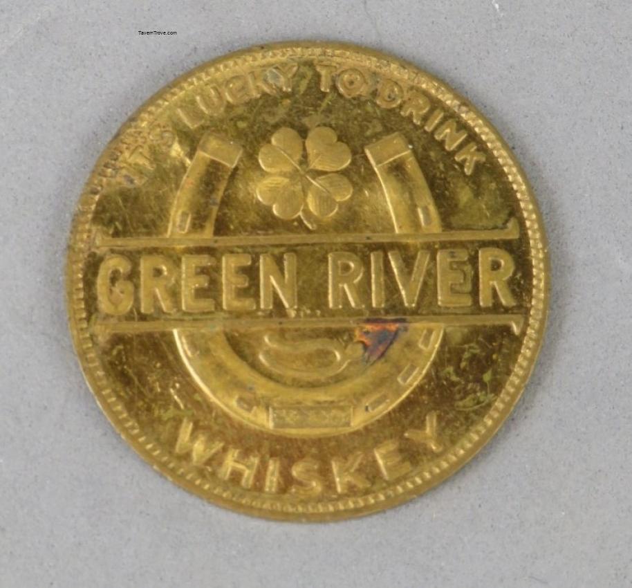 Green River Whiskey Good Luck Token