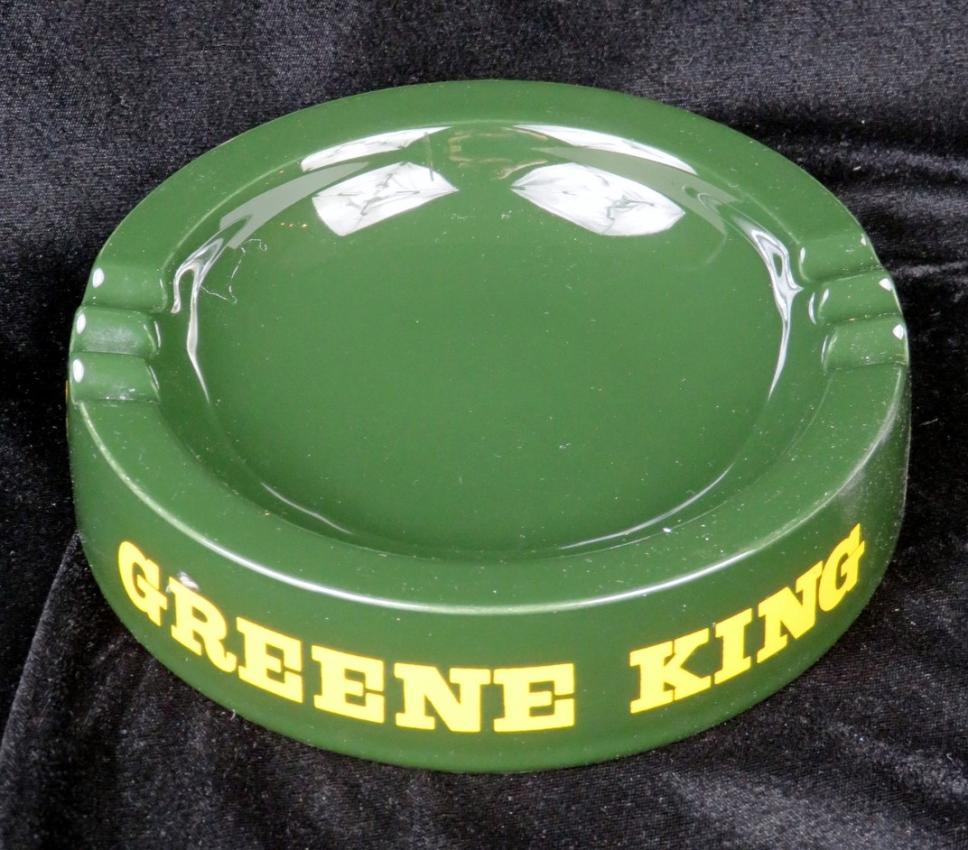 Greene King Brewery Pub Large Ceramic Ashtray Suffolk England