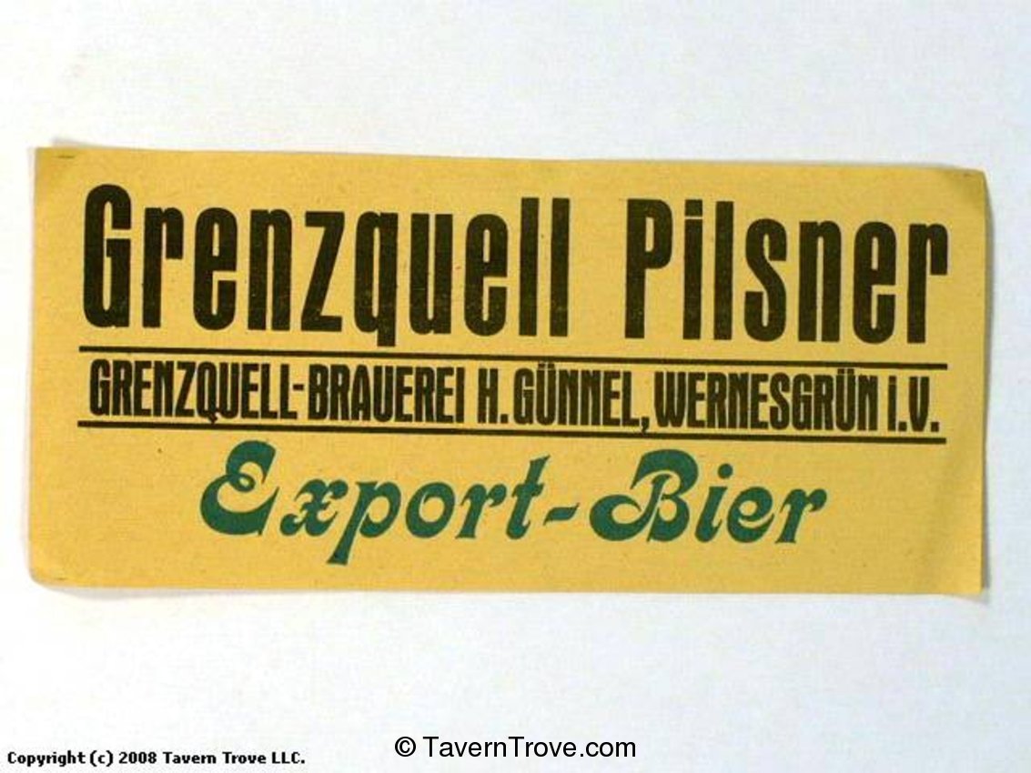 Grenzquell Pilsener Export Bier