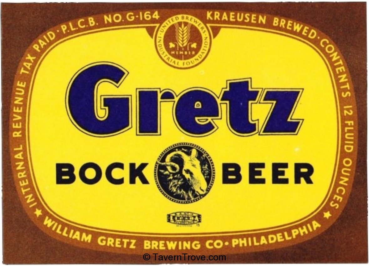 Gretz Bock Beer