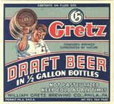 Gretz Draft Beer