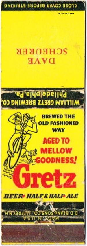 Gretz Beer/Half & Half/Ale