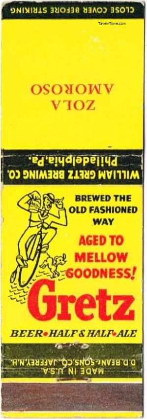 Gretz Beer/Half & Half/Ale