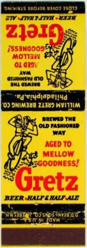 Gretz Beer/Half & Half/Ale