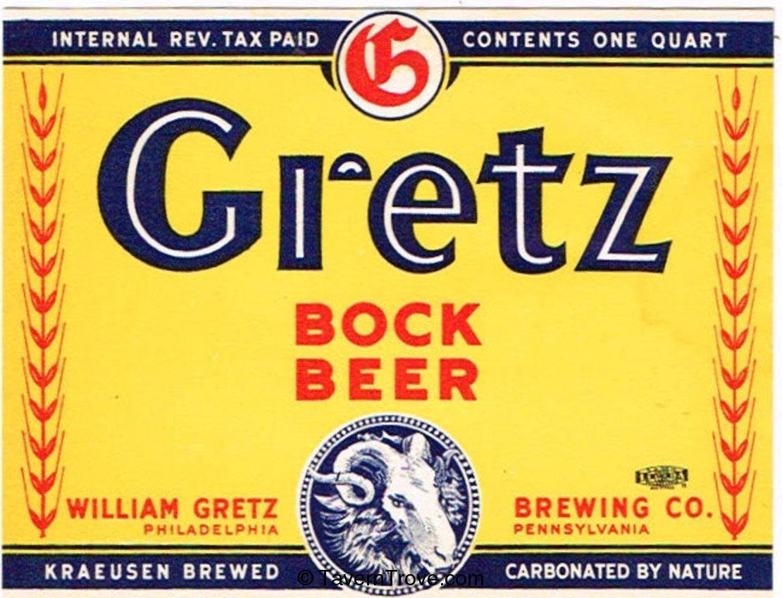 Gretz Bock Beer