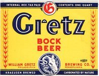 Gretz Bock Beer