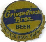 Griesedieck Bros. Beer (dull gold)
