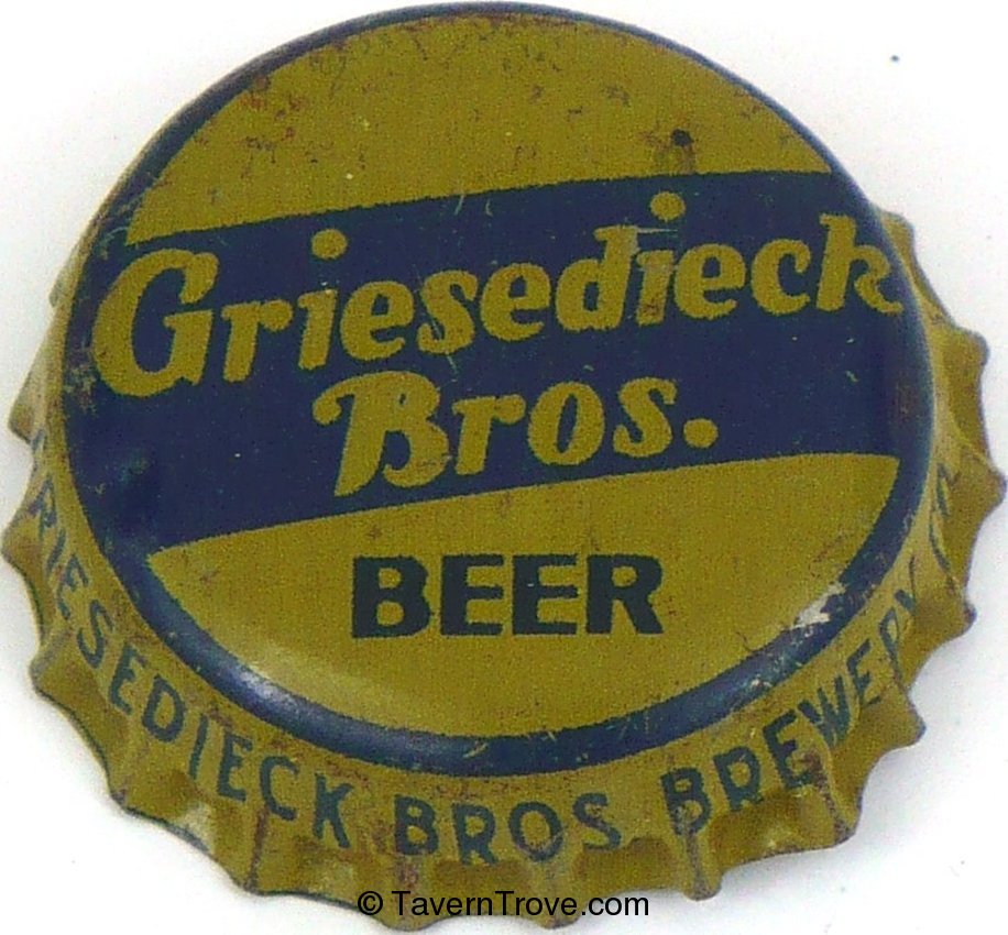 Griesedieck Bros. Beer (dull gold)
