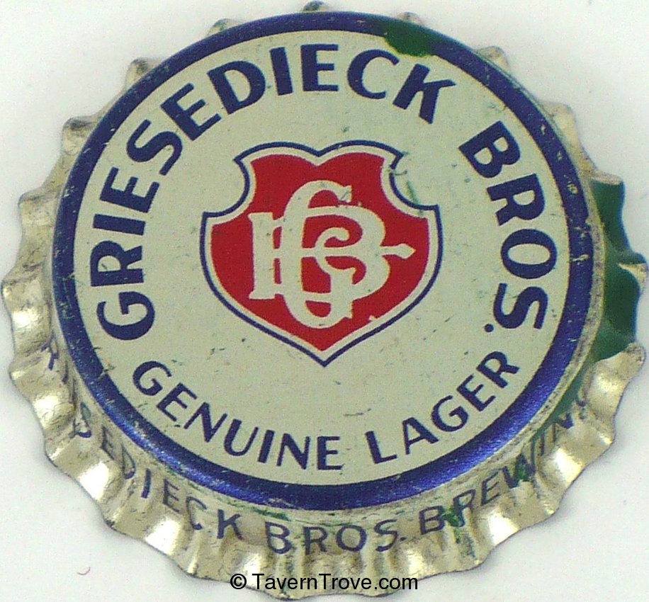 Griesedieck Bros. Genuine Lager Beer