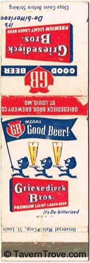 Griesedieck Bros. Light Lager Beer (V1 Reverse)