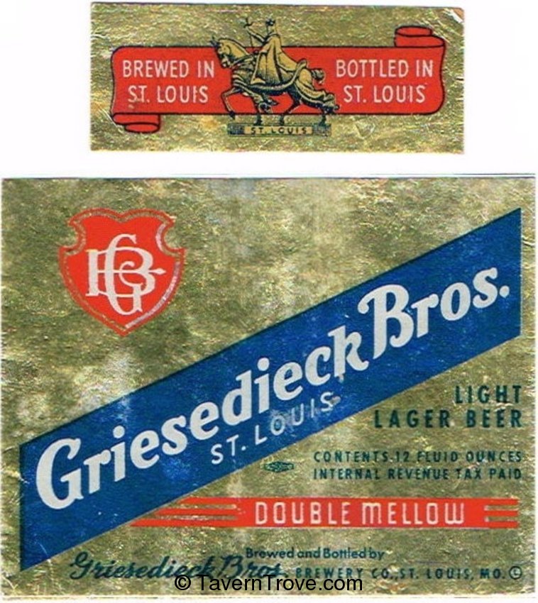 Griesedieck Bros. Light Lager Beer