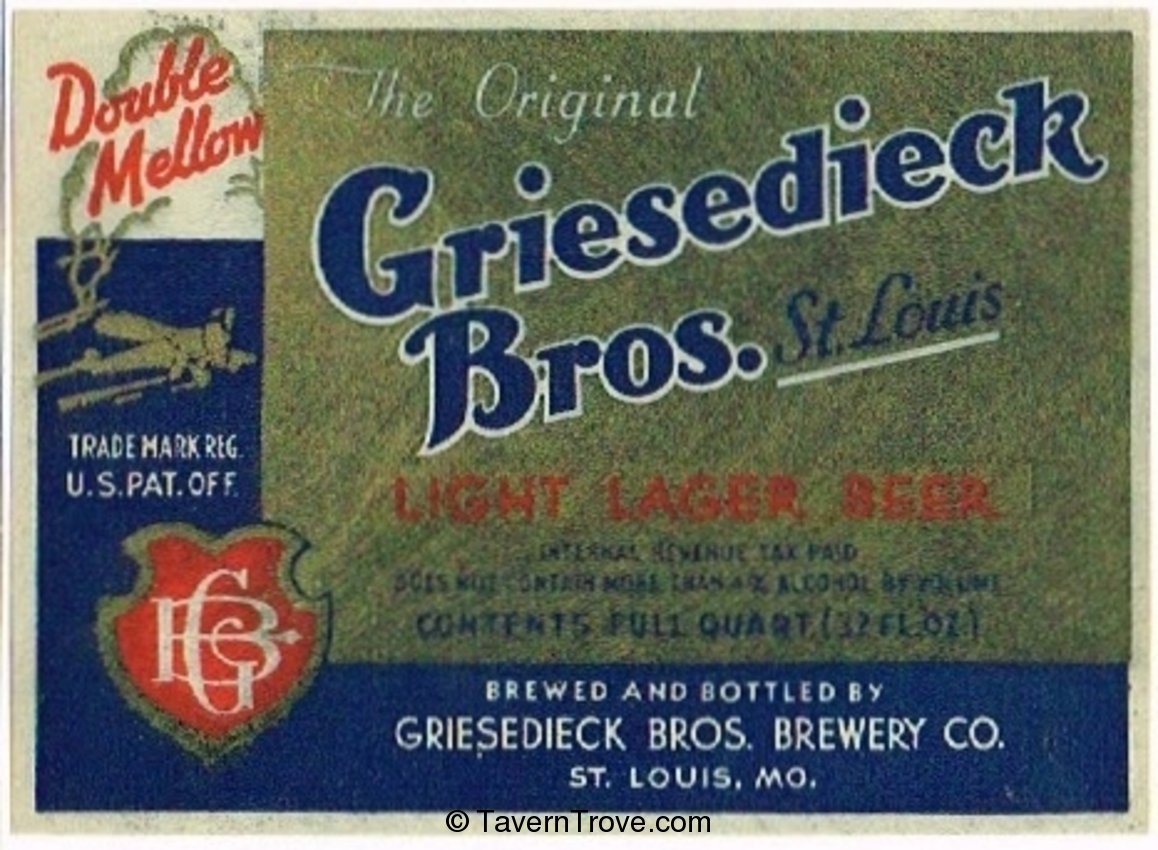 Griesedieck Bros. Light Lager Beer