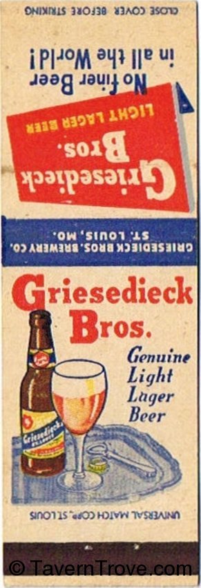 Griesedieck Bros. Light Lager Beer