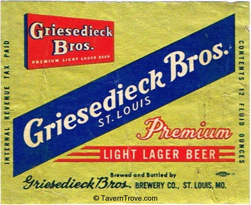 Griesedieck Bros. Premium Beer
