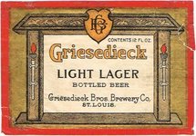 Griesedieck Light Lager Bottled Beer