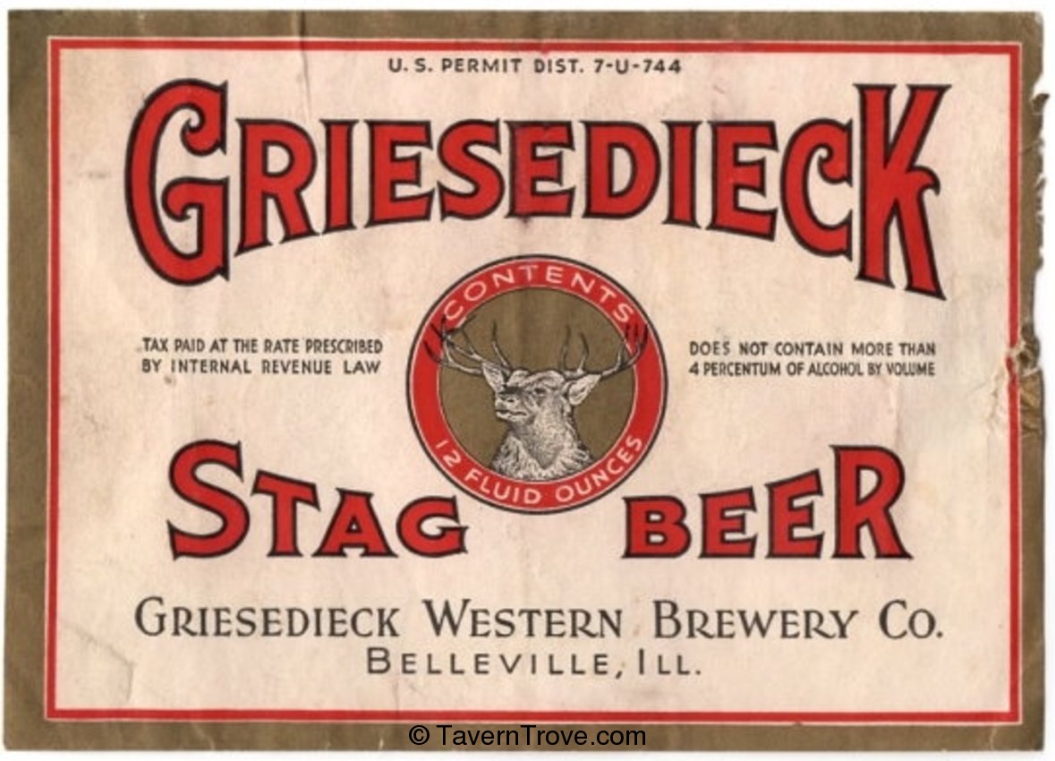 Griesedieck Stag Beer