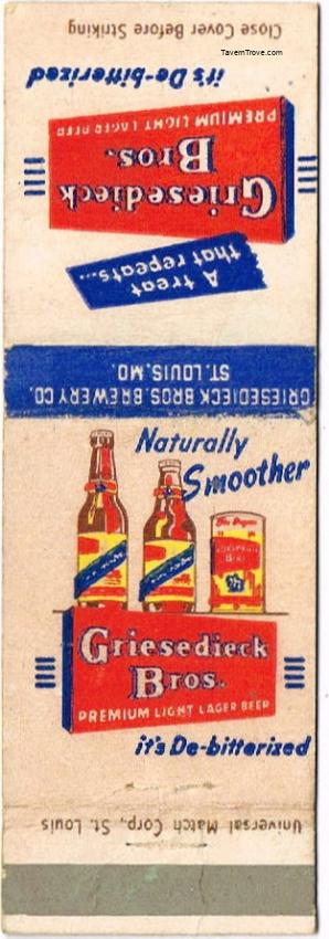 Griesedieck Bros. Beer Dupe