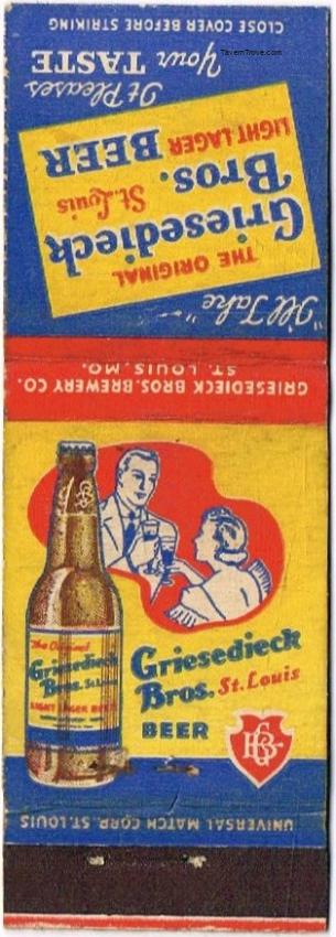 Griesedieck Bros. Beer Dupe