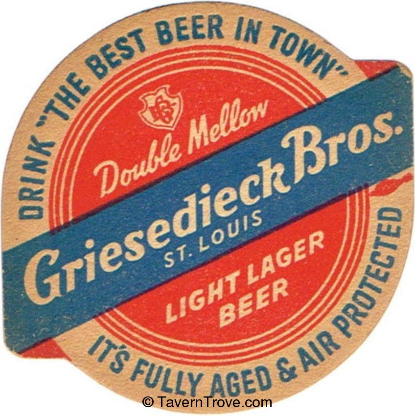 Griesedieck Bros. Double Mellow Beer