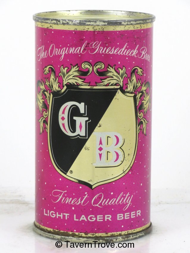 Griesedieck Bros. Light Lager Beer