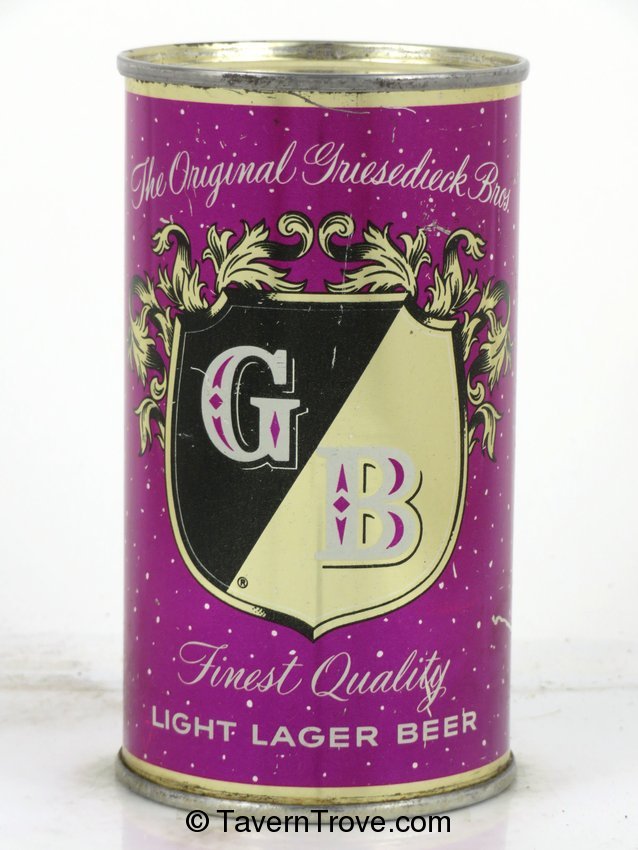 Griesedieck Bros. Light Lager Beer