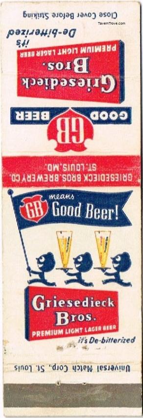 Griesedieck Bros. Light Lager Beer (V1 Reverse) Dupe