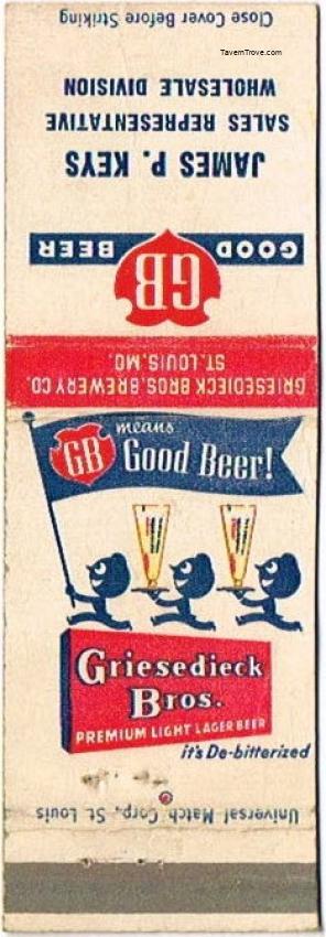 Griesedieck Bros. Light Lager Beer (V2 Reverse)