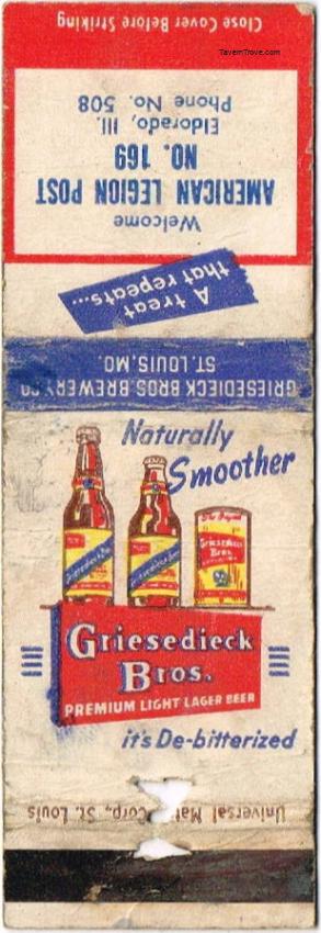 Griesedieck Bros. Premium Light Lager Beer