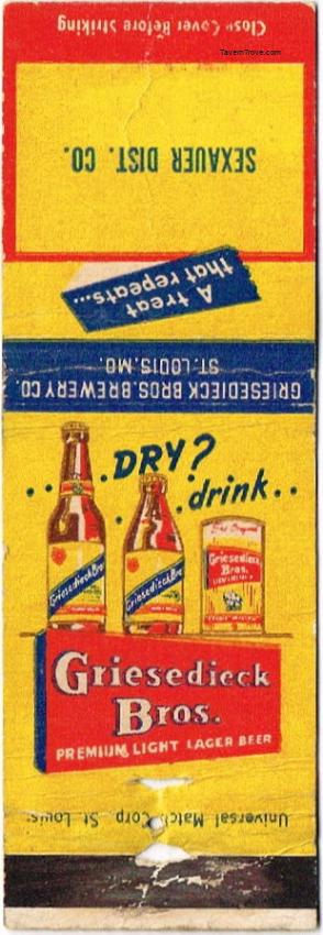 Griesedieck Bros. Premium Light Lager Beer