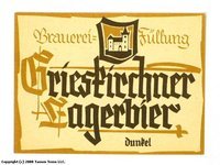 Grieskirchen Lagerbier Dunkel