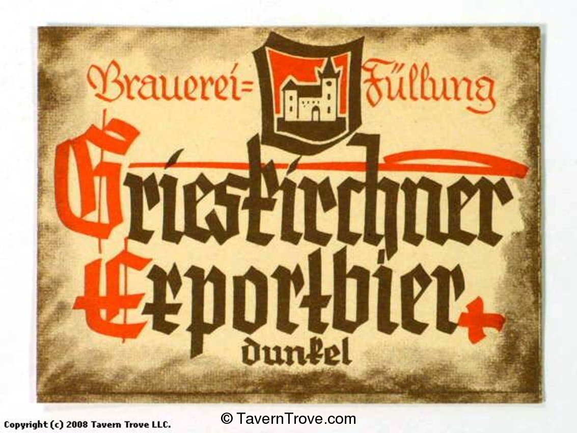 Grieskirchner Export Bier Dunkel