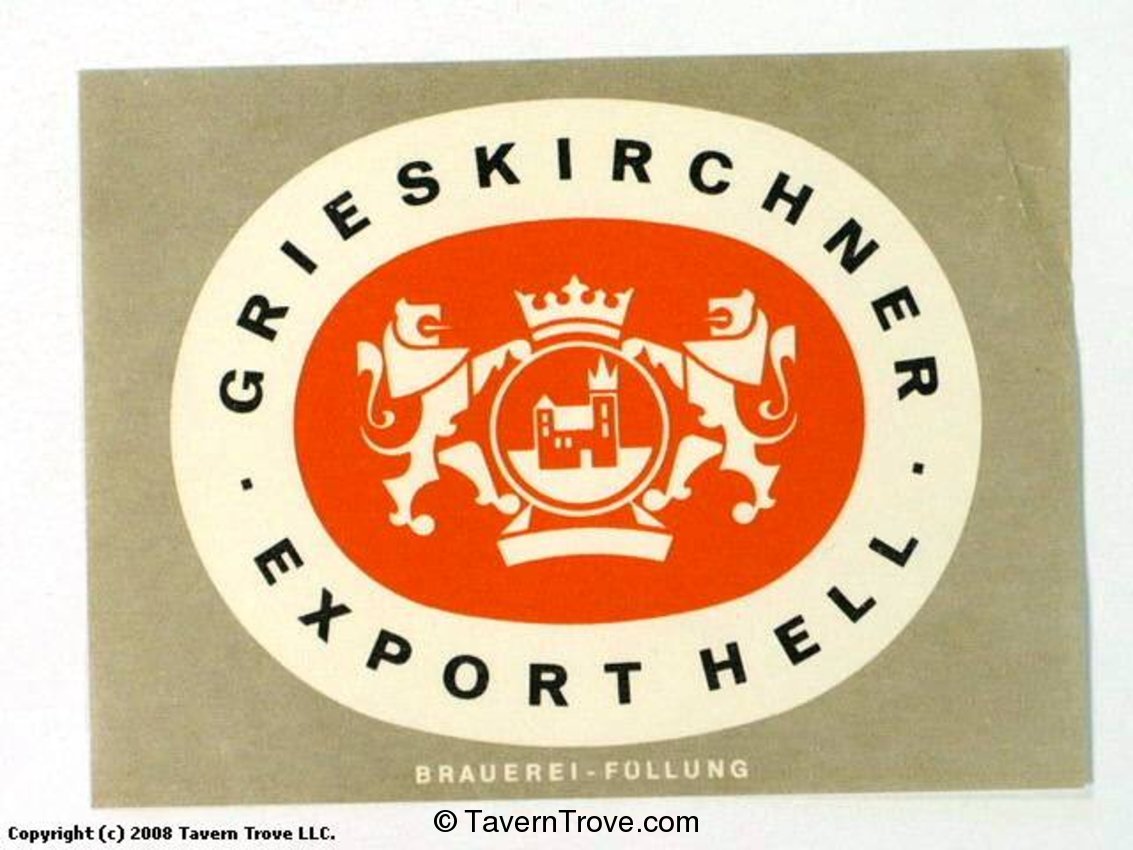 Grieskirchner Export Hell