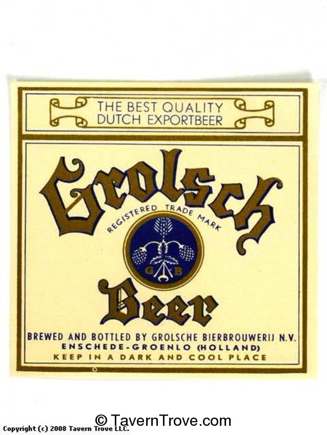Grolsch Beer