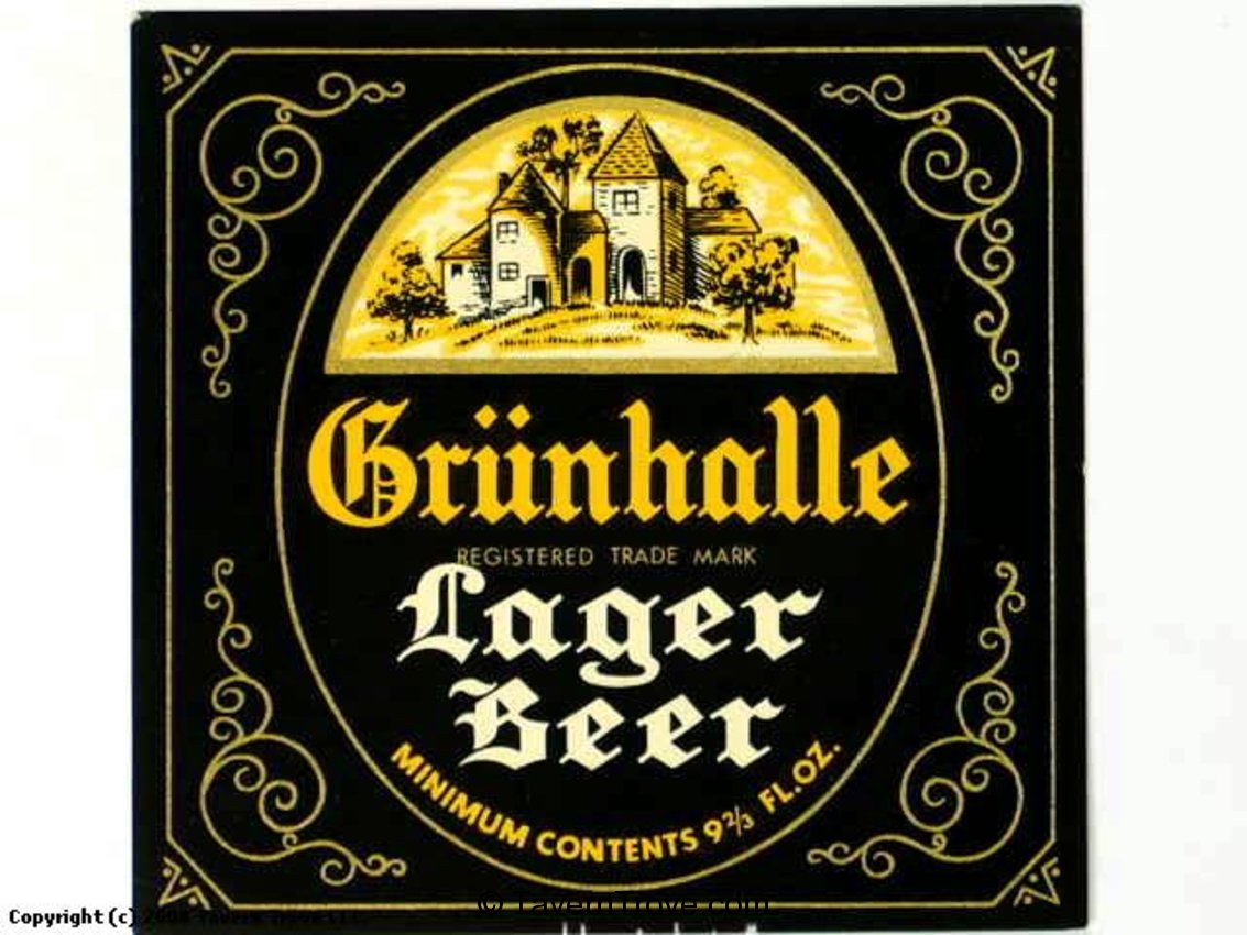 Grünhalle Lager Beer