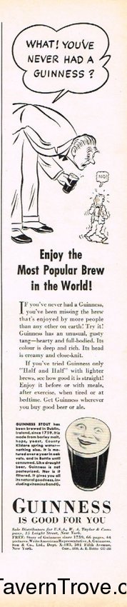 Guinness's Extra Stout