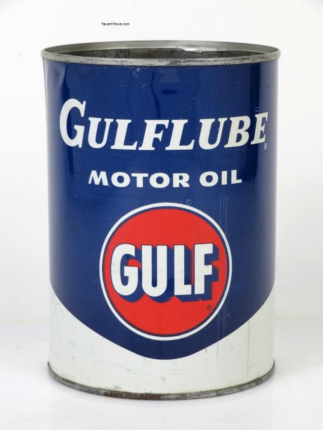 Gulf Gulflube Oil One Quart Can
